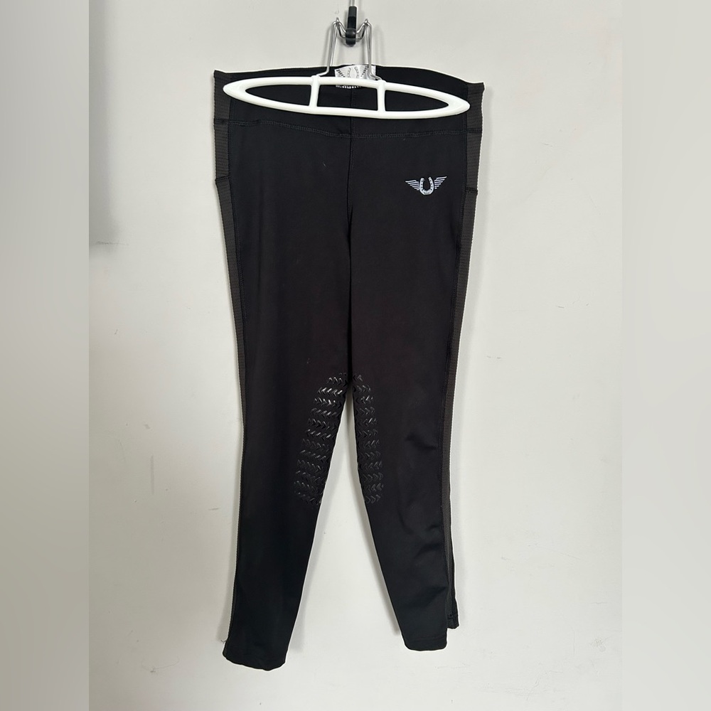 TuffRider Kids Ventilated Knee patch Schooling Tights Size XL